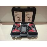 1 X BRAND NEW OLYMPIA TOOLS X20S CORDLESS COMBI & IMPACT TWIN PACK 20V ( NOTE COME WITH BATTERY AND