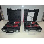 2 X BRAND NEW WITH BOXES MIXED OLYMPIA TOOLS LOT TO INCLUDE 1 X X20S CORDLESS IMPACT DRIVER 2X