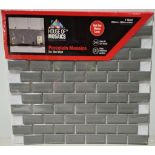 60 X BRAND NEW SHEETS OF HOUSE OF MOSAICS BRANDED MINI METRO GREY MOSAIC TILES