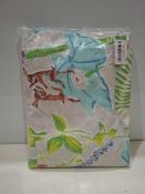 80 X BRAND NEW LAGRACE TROPICAL PRINT REVERSIBLE DUVET COVER SETS IN SIZE KING IN 8 BOXES