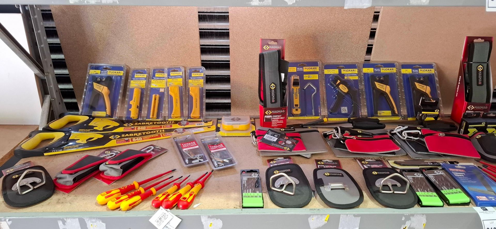 75 X BRAND NEW CK MIXED TOOL LOT CONTAINING, 2 X CK SABERTOOTH HANDSAWS, QUICK CHANGE ARBOR SET, 13 - Image 2 of 3