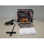 1 X BRAND NEW WITH BOX EVOLUTION 185MM TCT CIRCULAR SAW FEATURING A MULTI-MATERIAL CUTTING BLADE