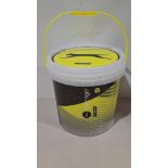100 X BRAND SLAZENGER  PLASTIC  MULTI-PURPOSE BUCKETS WITH LIDS  15 LITRE