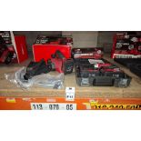 2 X BRAND NEW WITH BOXES MIXED OLYMPIA TOOLS LOT TO INCLUDE 1 X X20S CORDLESS PLANER 20V , X20S