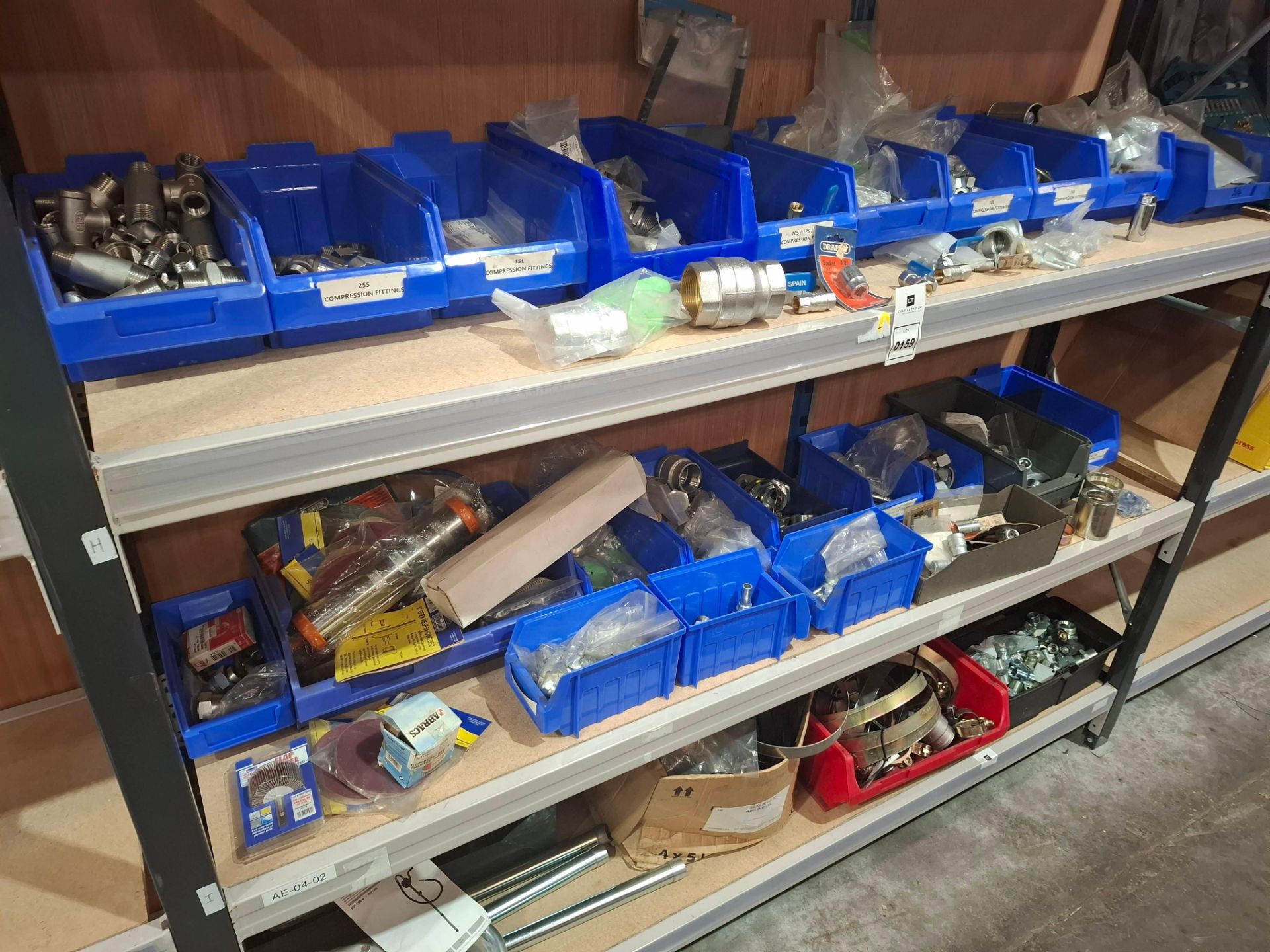 LARGE AMOUNT OF MIXED TOOL LOT TO INCLUDE MULTIPLE COMPRESSION FITTINGS IE 10L/15L/16S , VARIOUS HOS - Image 3 of 3