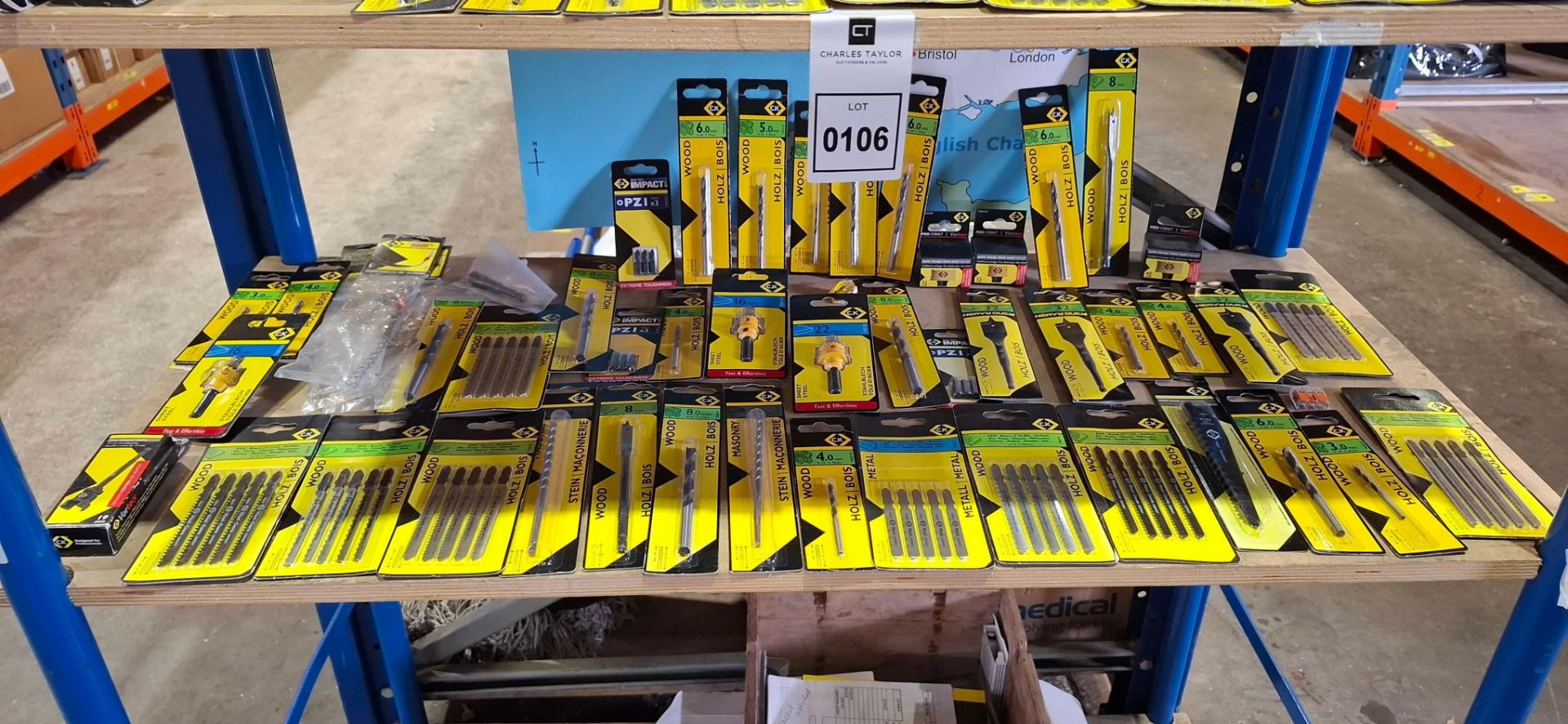 BRAND NEW CK MIXED DRILL BIT LOT CONTAINING, HEAVY DUTY SPADE BIT 32MM, IMPACT SOCKET ADAPTER SET 15 - Image 4 of 4