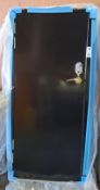 1 X BLACK STEEL SECURITY DOOR / PERSONNEL DOOR SUITABLE FOR INDUSTRIAL COMMERCIAL OR RESIDENTIAL SEC