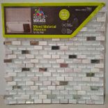 50 X BRAND NEW SHEETS OF HOUSE OF MOSAICS BRANDED CARRERA ART DECO MOSAIC TILES