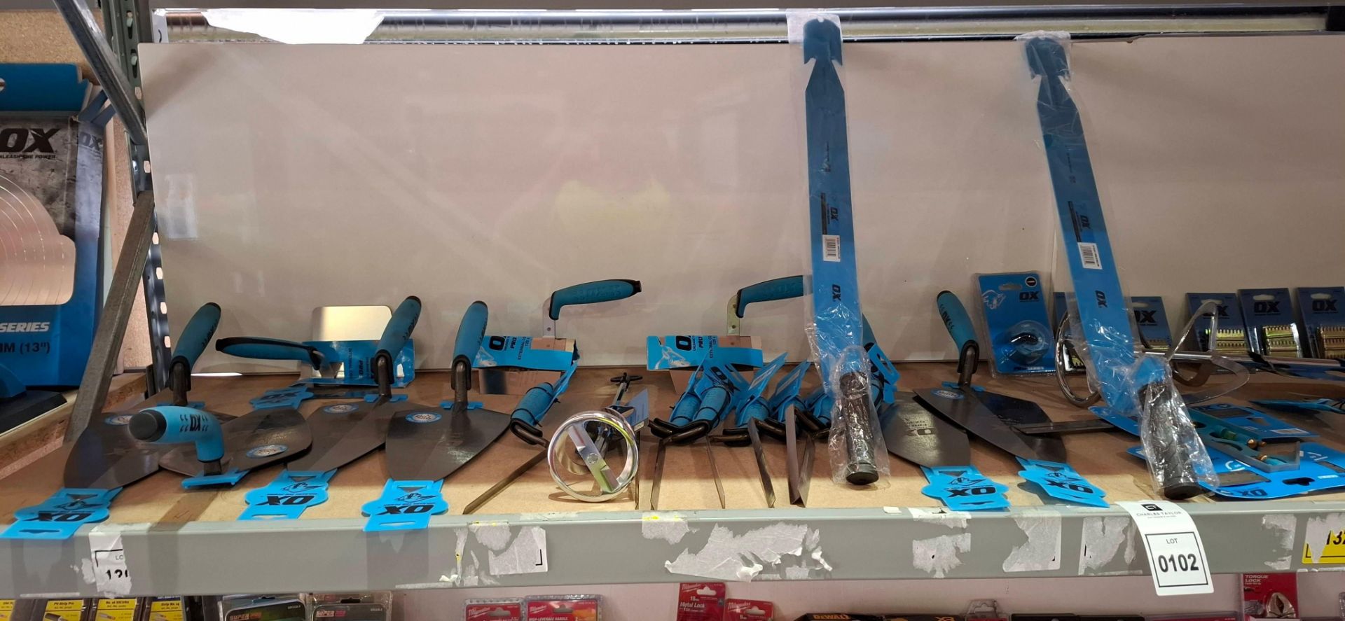 47 X BRAND NEW OX TOOL LOT CONTAINING, INTERNAL CORNER TROWEL 102 X 127MM, EXTERNAL CORNER TROWEL 12 - Image 2 of 3