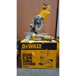 1 X BRAND NEW DEWALT SLIDING COMPOUND MITRE SAW 250MM 110V ​​​​​​​DWS778