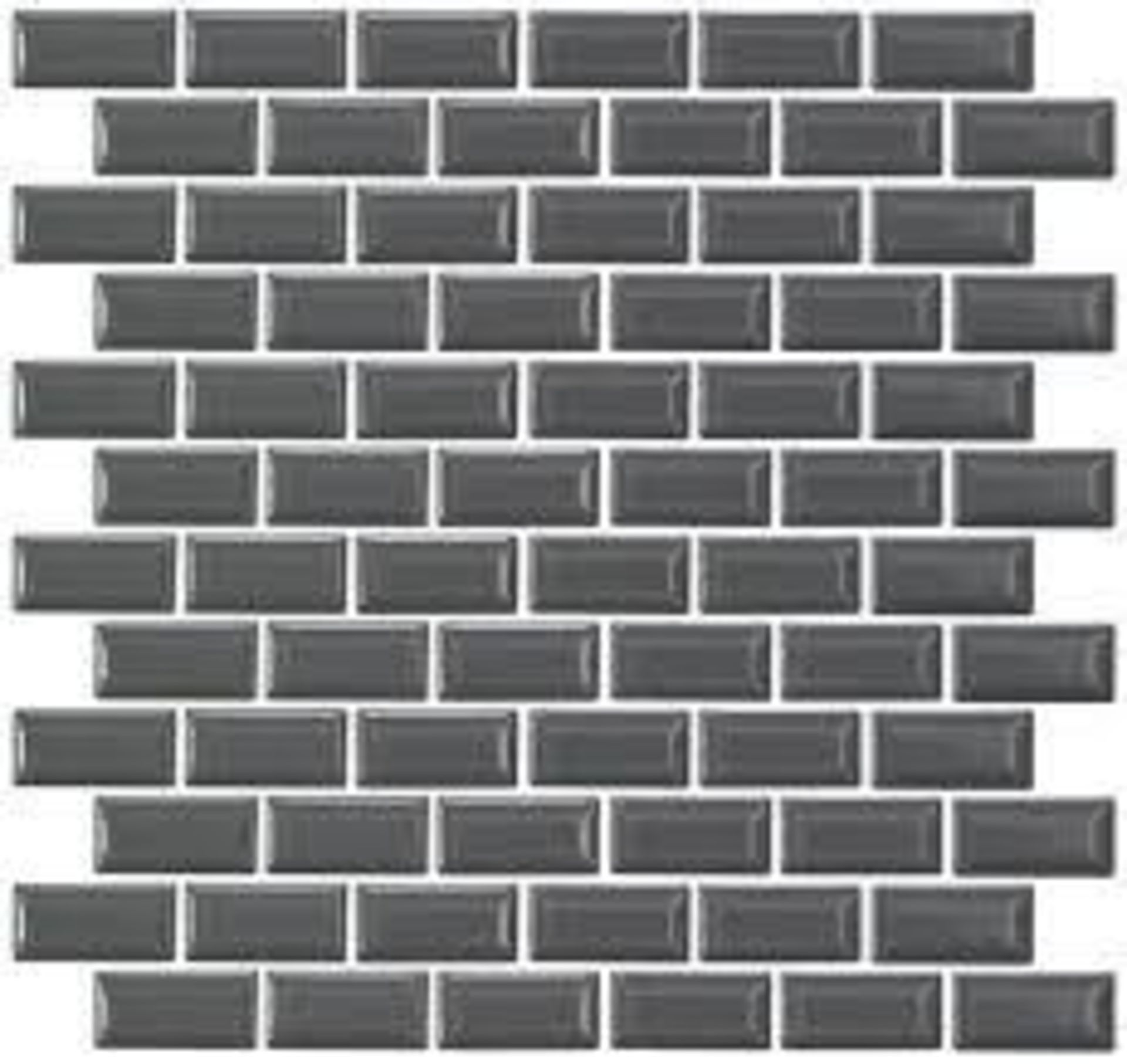 90 X BRAND NEW SHEETS OF HOUSE OF MOSAICS BRANDED MINI METRO GREY SELF ADHESIVE MOSAIC TILES - Image 2 of 3