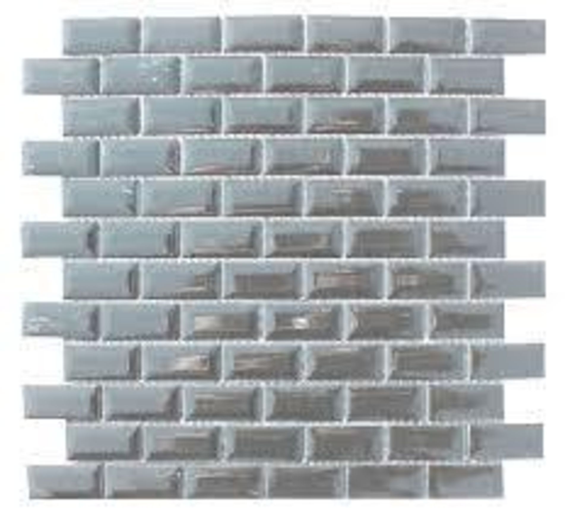 70 X BRAND NEW SHEETS OF HOUSE OF MOSAICS BRANDED MINI METRO GREY MOSAIC TILES - Image 2 of 3
