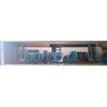 42 X BRAND NEW OX TOOL LOT CONTAINING, 4LB CLUB HAMMER, ADJUSTABLE SPANNER 300MM, 8 INCH PLIERS, 16