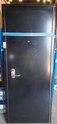 1 X HEAVY - DUTY STEEL SECURITY DOOR IN SIZE W 90 X L 220 X D 10 CM