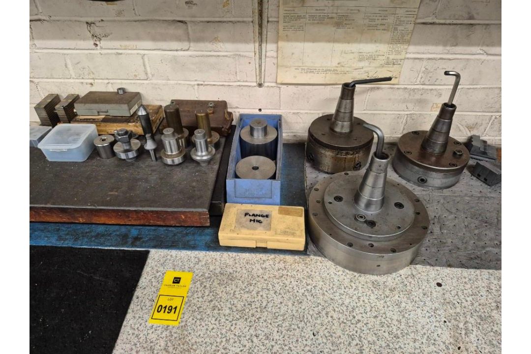 CONTENTS OF COUNTER TOP, SHELF, CUPBOARDS AND DRAWERS TO INCLUDE VARIOUS TOOLING, ACCESSORIES AND - Image 6 of 10