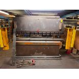ADIRA QH-6025 PRESS BRAKE WITH SAFETY SCAN LIGHT GUARDS & STEEL GUARDING CAPACITY: 60 TONS LENGTH: 2