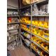 12 X BAYS OF LIGHT DUTY RACKING WITH CONTENTS OF PLASTIC LIN BINS AND ASSORTED IRONMONGERY - Image 8 of 12