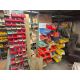 12 X BAYS OF LIGHT DUTY RACKING WITH CONTENTS OF PLASTIC LIN BINS AND ASSORTED IRONMONGERY - Image 2 of 12