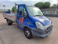 BLUE IVECO DAILY 35C15 LWB DIESEL LUTON VAN - WITH V5