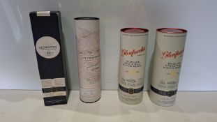 4 X BRAND NEW ALCOHOL LOT TO INCLUDE 2 X GLENFARCLAS 10 YEAR OLD HIGHLAND SINGLE MALT SCOTCH WHISKY