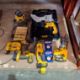 6 X DEWALT TOOL LOT TO INCLUDE 18V COMPACT BRUSHLESS RECIPROCATING SAW , 18V ANGLE GRINDER , 18V COR - Image 1 of 6
