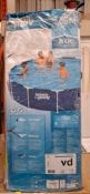 1 X IN BOX BESTWAY SPLASH AND PLAY POOL IN SIZE 3.66M X 76 CM  ( NOTE BOX DAMAGE HOWEVER ALL COMPONE
