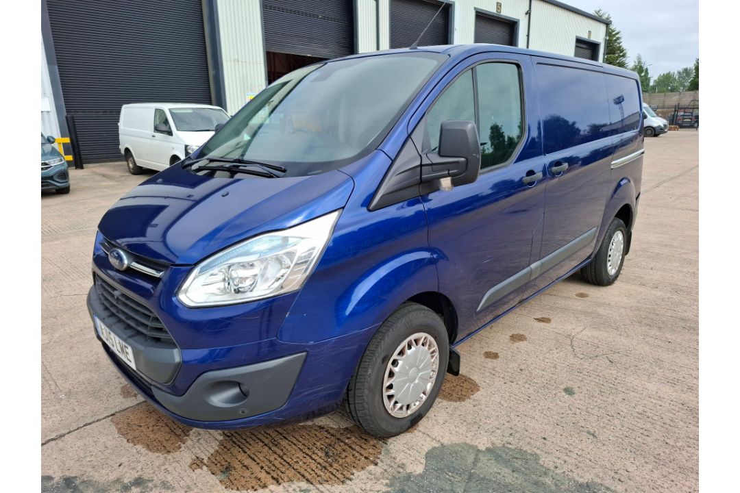 BLUE FORD TRANSIT CUSTOME 290 TREND DIESEL PANEL VAN - NO V5 - Image 2 of 13
