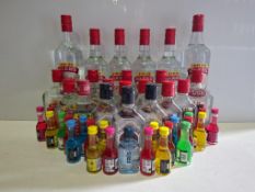 40 X BRAND NEW ALCOHOL LOT TO INCLUDE 12 X GLEN'S VODKA IN VARIOUS SIZE BOTTLES 1L , 70CL , 35CL , 5