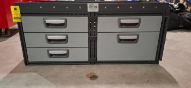 1 X TEVO VAN RACKING UNIT WITH 5 DRAWER