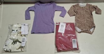 60 X BRAND NEW MIXED CLOTHING LOT TO INCLUDE VERO MODA MAXI SKIRT IN SNOW WHITE/MILAN BARN IN SIZE L
