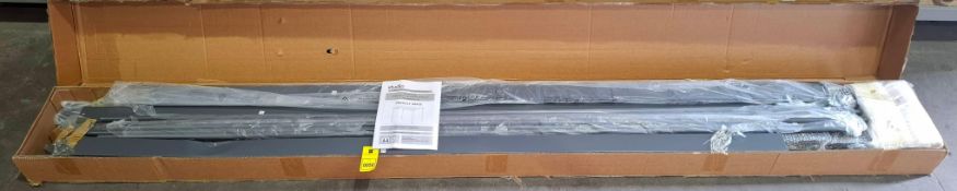 1 X BRAND NEW IN BOX STUDIO DUBLIN PERGOLA IN ANTHRACITE IN SIZE 2920 X 2920 X 2320 MM