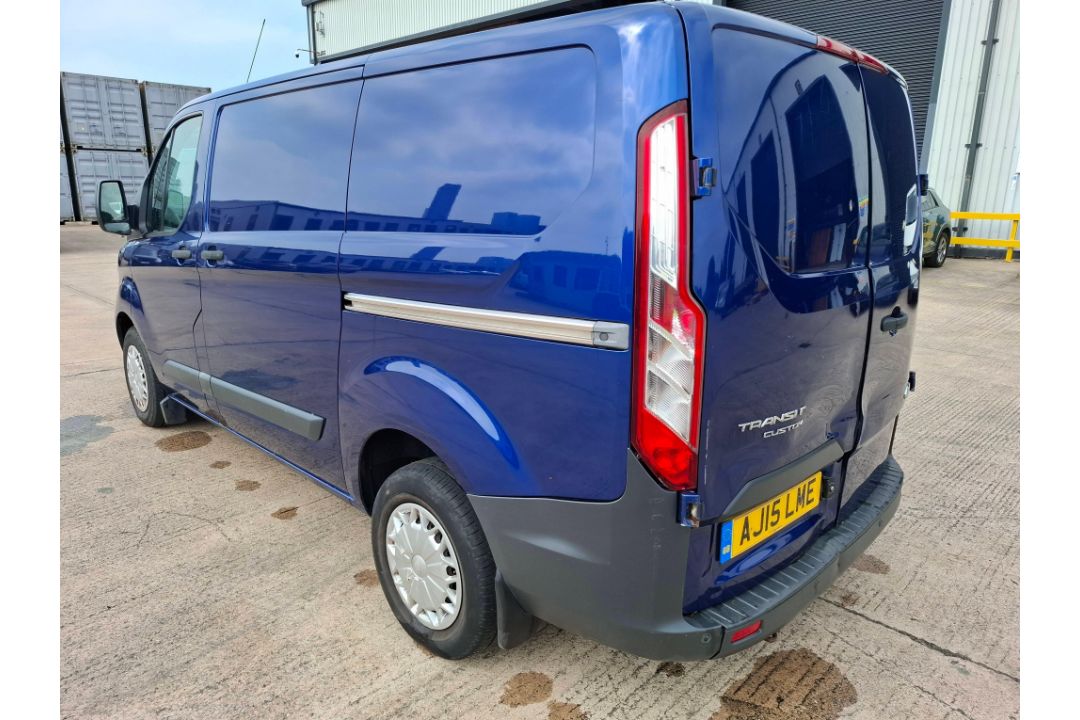 BLUE FORD TRANSIT CUSTOME 290 TREND DIESEL PANEL VAN - NO V5 - Image 4 of 13