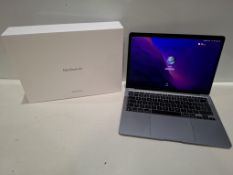 1 X APPLE MACBOOK AIR 2020 WITH BOX  M1 CHIP  8GB OF RAM 256GB SSD  NO ICLOUD  PASSWORD ADMIN / ADM