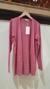 40 X BRAND NEW NAME IT KNITTED CARDIGAN IN ROSE WINE
