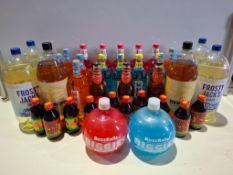 35 X BRAND NEW MIXED ALCOHOL LOT TO INCLUDE BUZZBALLZ BIGGLES STRAWBERRY AND BERRY CHERRY LIMEADE  ,