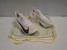 1 X BRAND NEW PAIR OF UNISEX NIKE AIR ZOOM ALPHAFLY 3 ROAD RACING SHOES IN SEQUOA / ULTRALIME