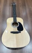 1 X ACOUSTIC GUITAR : MARTIN D-12E SAPELE WITH GUITAR BAG