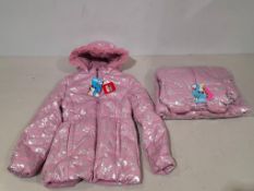 20 X BRAND NEW MINNIE MOUSE WINTER COATS IN PINK IN SIZE 11-12 YEARS