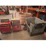 4 X MIXED LOT TO INCLUDE 1 X POWER CRAFT 500W BENCH DRILL (MODEL ZJ 4116 QA-1 ) 2 X VINTAGE METAL RO