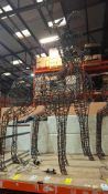 4 X CHRISTMAS LED REINDEER ( NOTE CUSTOMER RETURNS )