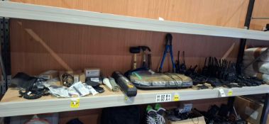 FULL SHELF MIXED LOT TO INCLUDE AUTO XS TORQUE WRENCH , D - SHAPE EARPIECE , AXESS FLEXI D - SHAPE E