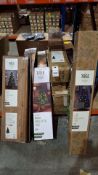 10 X MIXED THE TREE COMPANY ARTIFICIAL CHRISTMAS TREES LOT TO INCLUDE VARIOUS FIBRE OPTIC TREES