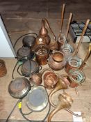 17 X COPPER ALEMBIC DISTILLATION COMPONENTS AND  AUTOMATIC HEAT PLATES