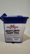64 X BRAND NEW MARSHALLTOWN HEAVY - DUTY PAINT PAIL IN BLUE IN SIZE 950ML