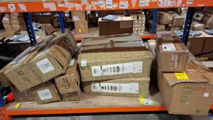 10 X MIXED THE TREE COMPANY ARTIFICIAL CHRISTMAS TREES LOT TO INCLUDE PRE - LIT ROTATING SHELF TREE