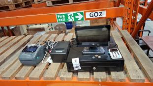 1 X COMPLETE POINT OF SALE (POS) HARDWARE BUNDLE INCLUDING A CASH DRAWER RECEIPT AND LABEL PRINTER