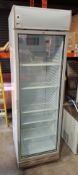 1 X COLD - ERA CL 380 SINGLE GLASS - DOOR UPRIGHT DISPLAY REFRIGERATOR