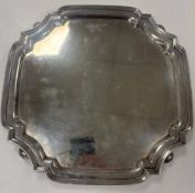 A George VI silver waiter,