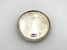 An Edwardian silver waiter,