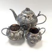 An Indian tea service,